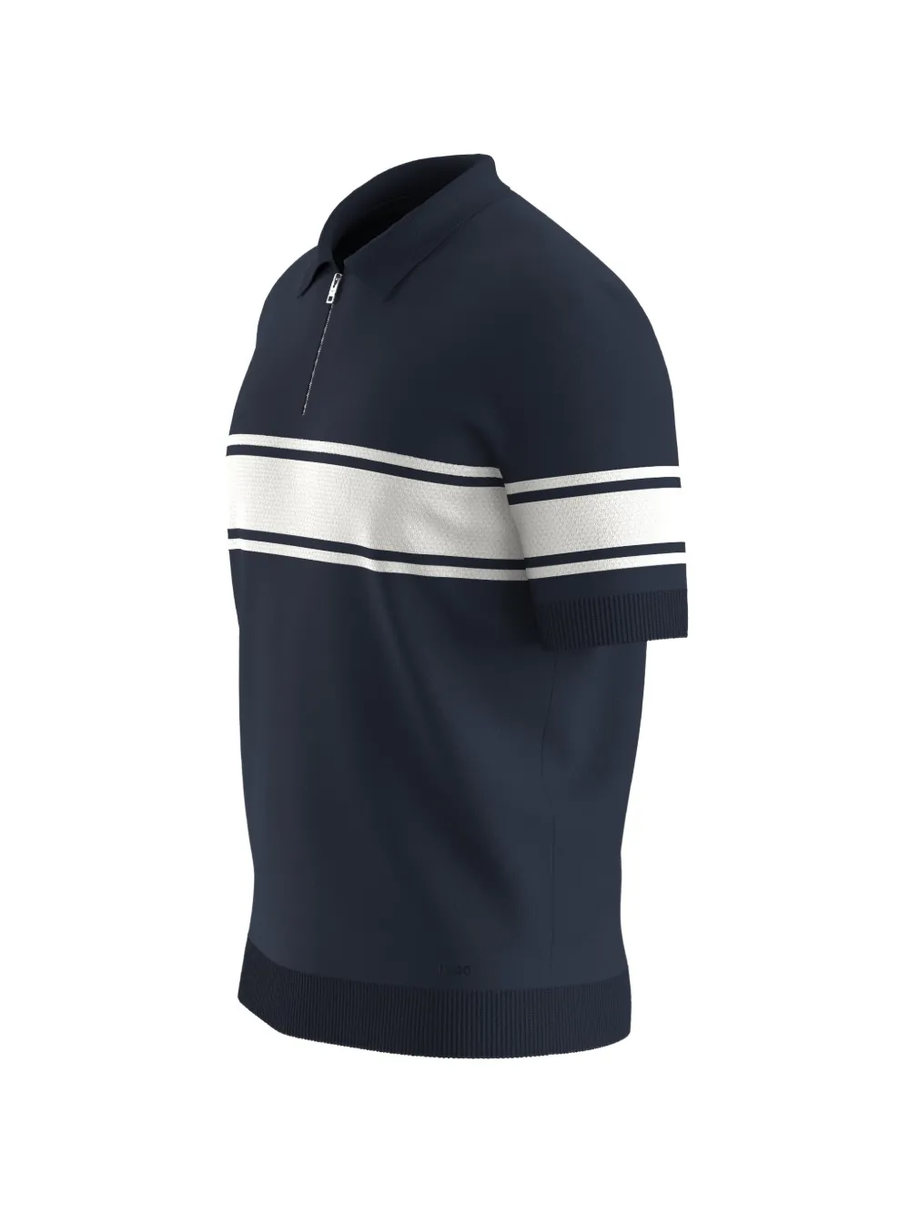 HUGO Gestreept poloshirt Blauw