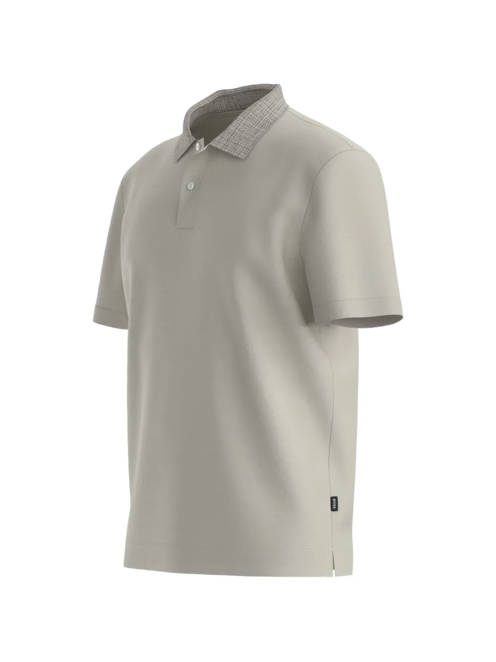 BOSS Katoenen T-shirt Grijs