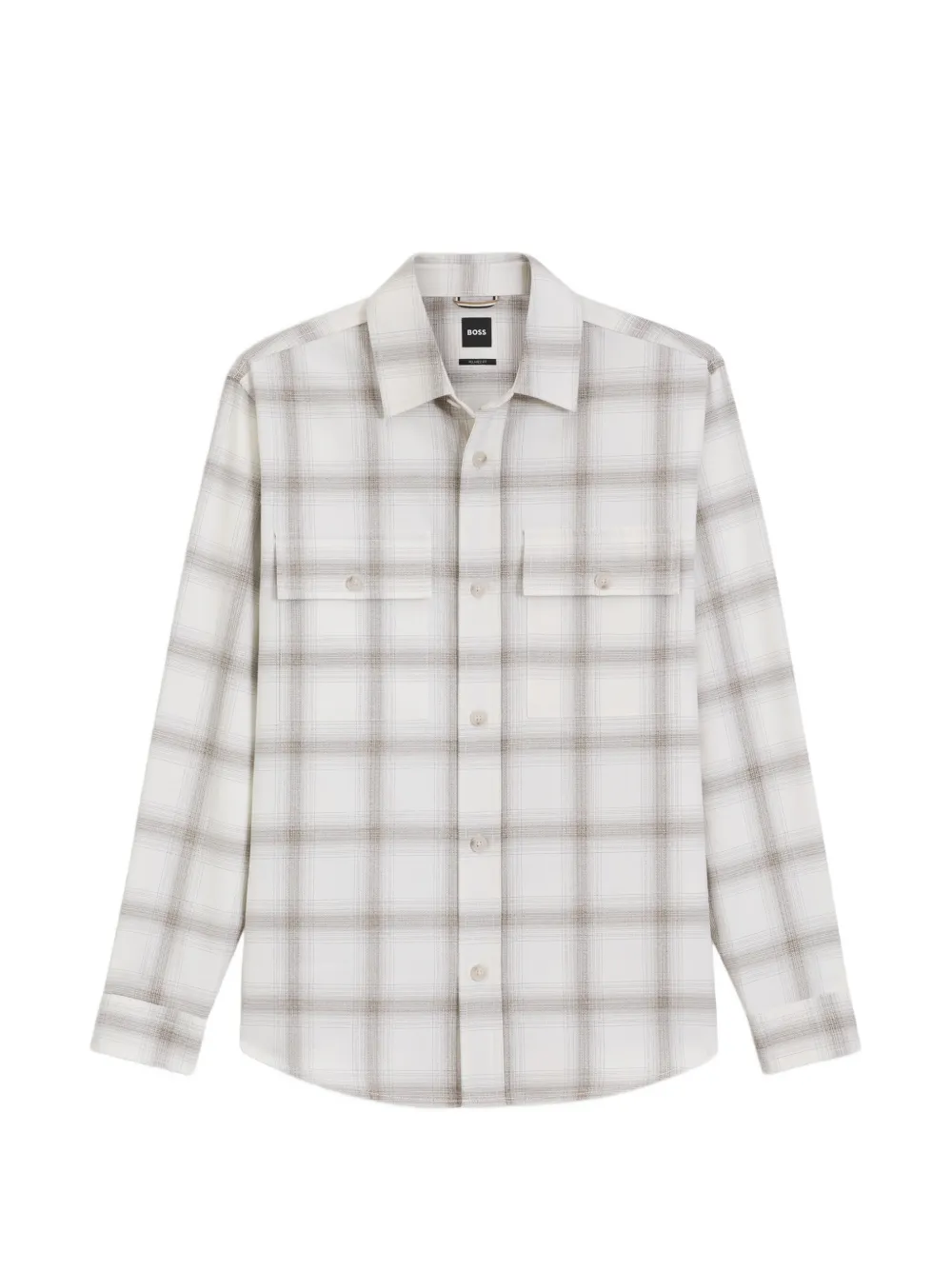 BOSS Camicia a quadri - Bianco