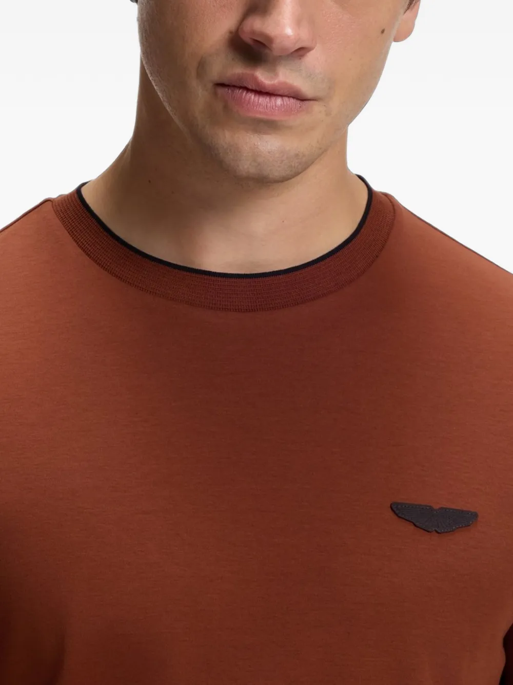 BOSS x Aston Martin T-shirt van gemerceriseerd katoen Bruin