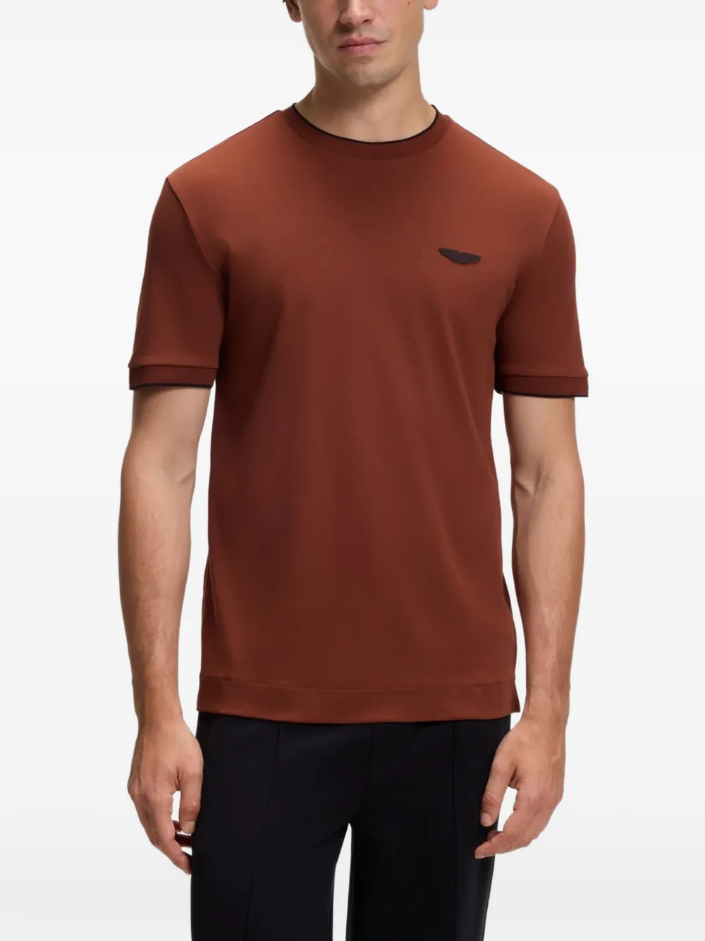 BOSS x Aston Martin T-shirt van gemerceriseerd katoen Bruin