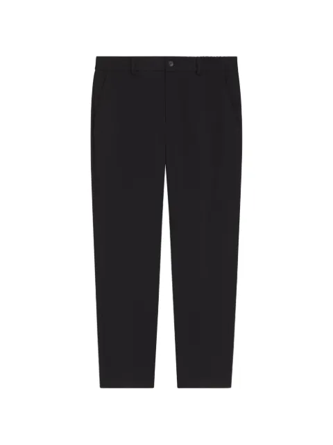 BOSS tapered-fit trousers in cotton-blend jersey