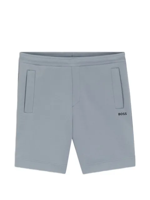 BOSS shorts deportivos con logo bordado