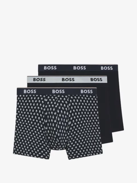 BOSS lot de trois boxers à taille logo