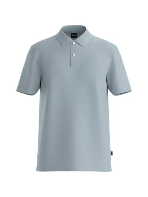 BOSS jacquard-knit polo shirt