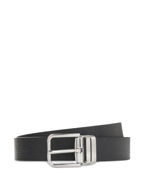 BOSS grained-leather belt