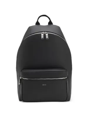 BOSS logo-plaque backpack
