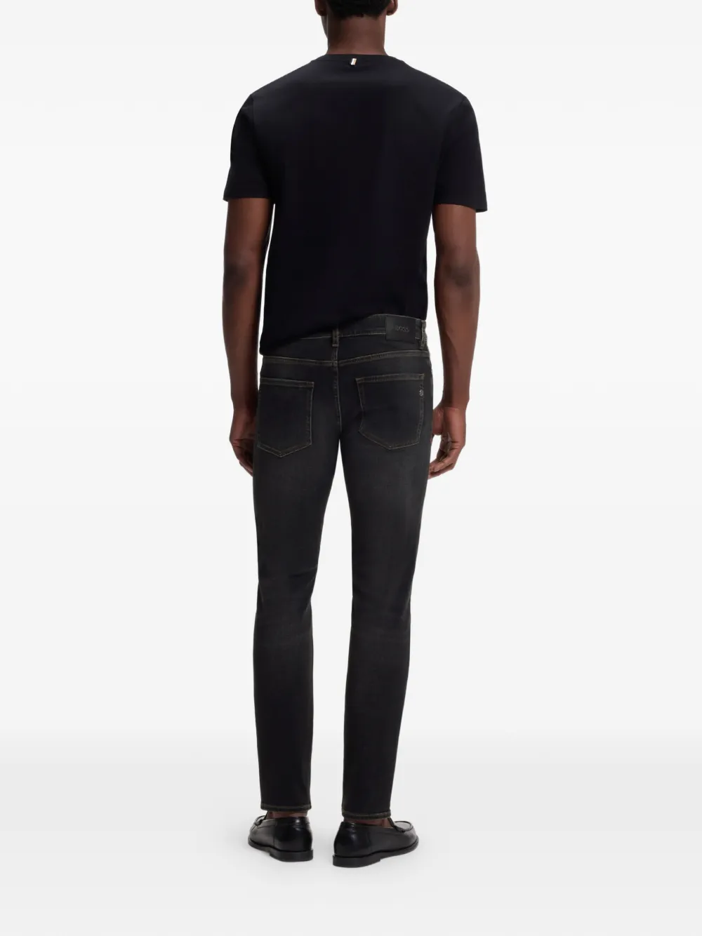 BOSS Skinny jeans Zwart