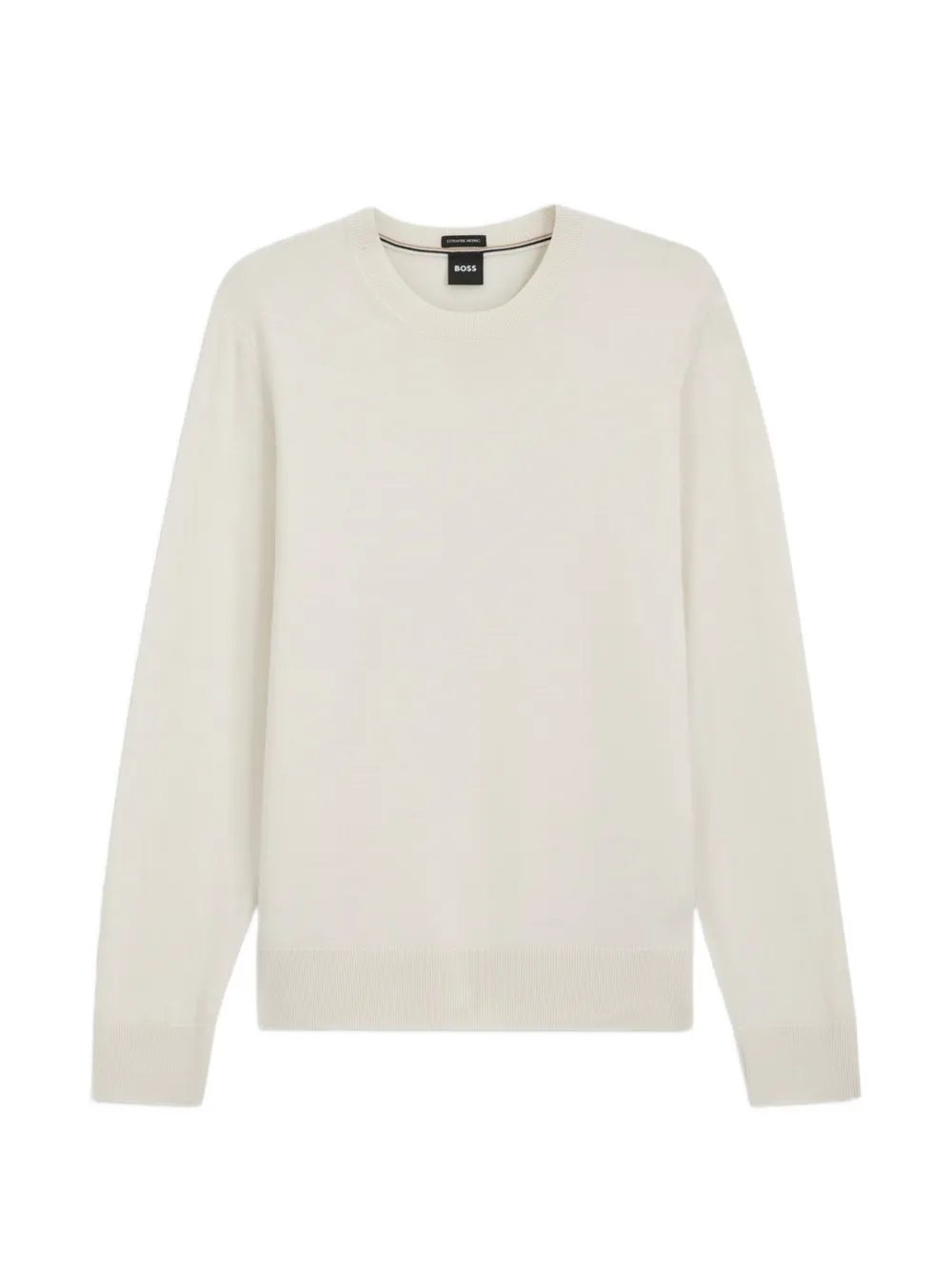 BOSS Pullover mit Rundhalsausschnitt - Nude