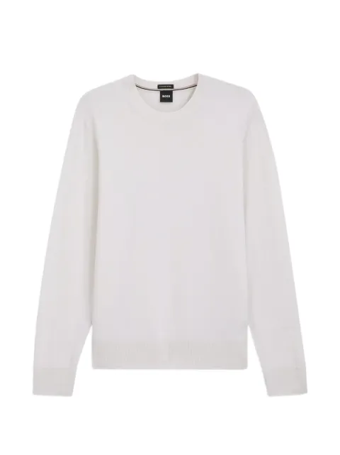 BOSS merino wool sweater in a regular fit