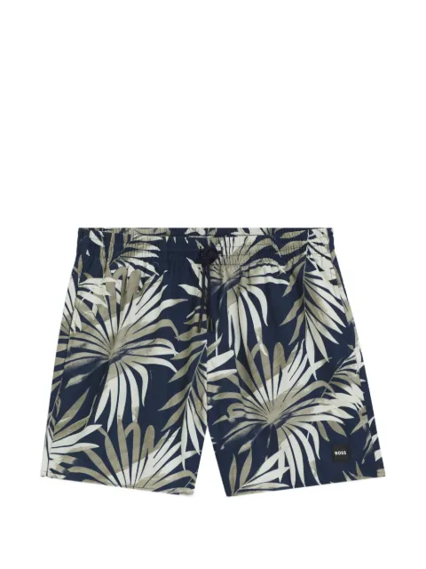 BOSS swim shorts with allover print