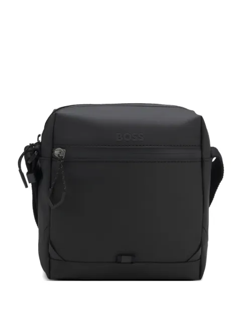 BOSS Stenson reflective-detail messenger bag 