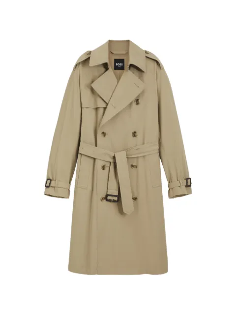 BOSS gabardina con doble botonadura