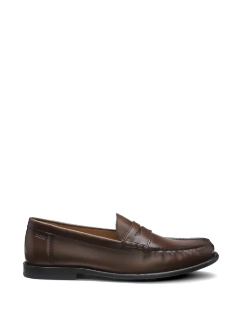 BOSS Mocassim de couro