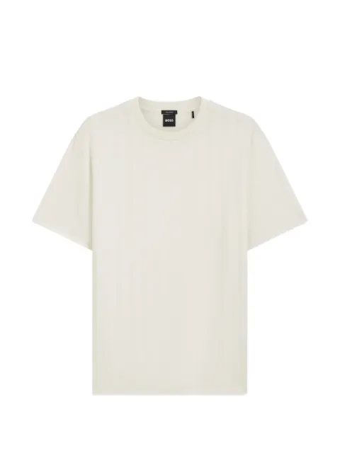 BOSS textured regular-fit T-shirt