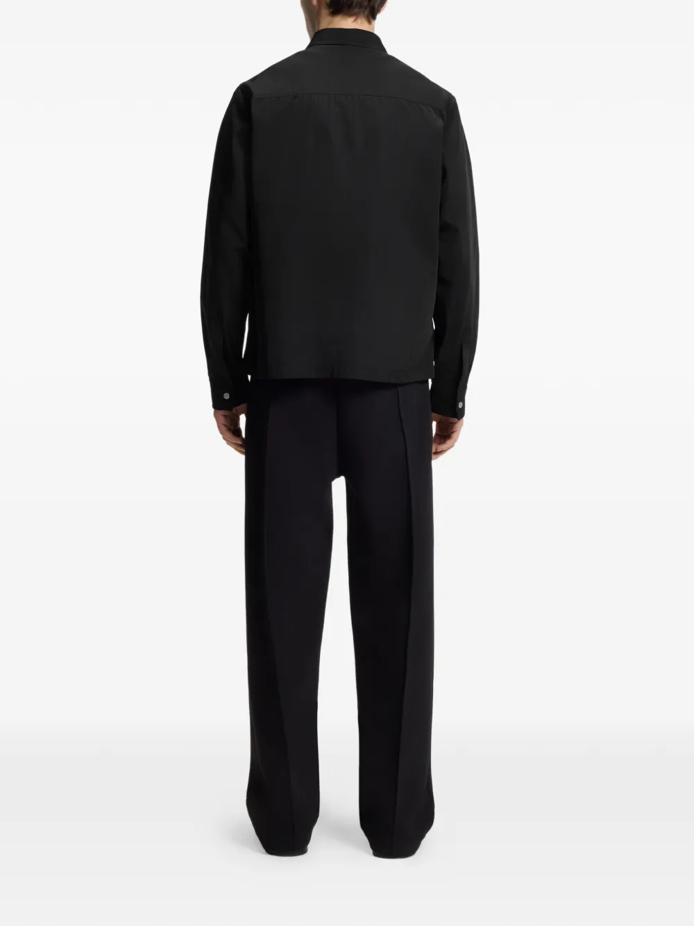 HUGO Oversized jack met rits Zwart