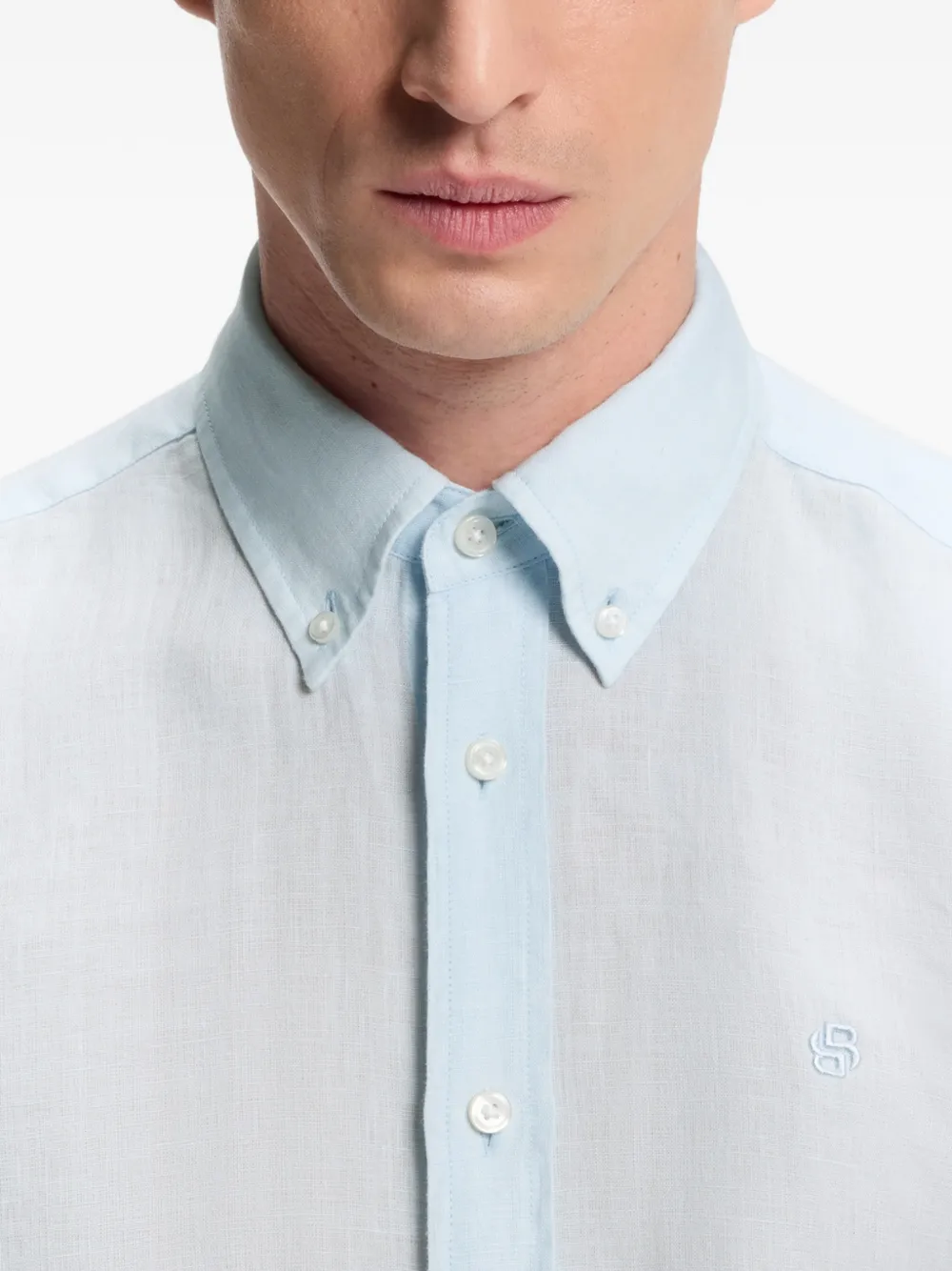 BOSS Overhemd met lange mouwen Blauw