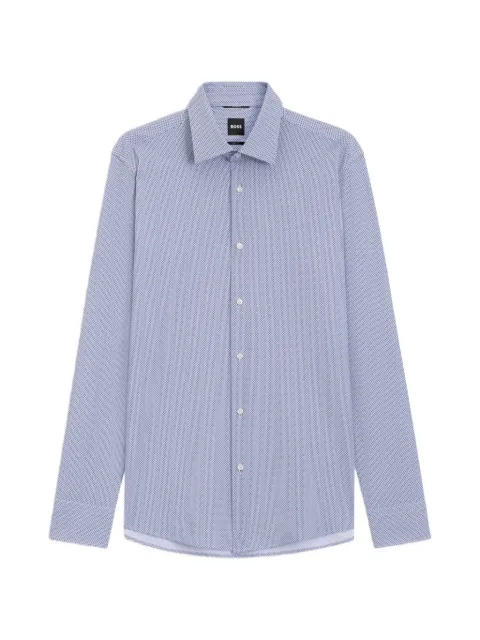 BOSS camisa slim con estampado geométrico