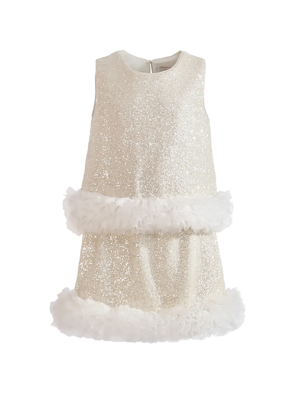 Tulleen Celeste sequin-embellished dress - Toni neutri