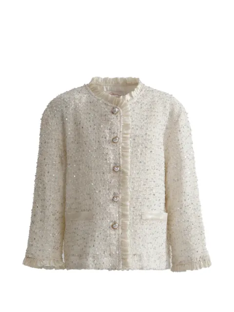 Tulleen sequin-embellished tweed jacket