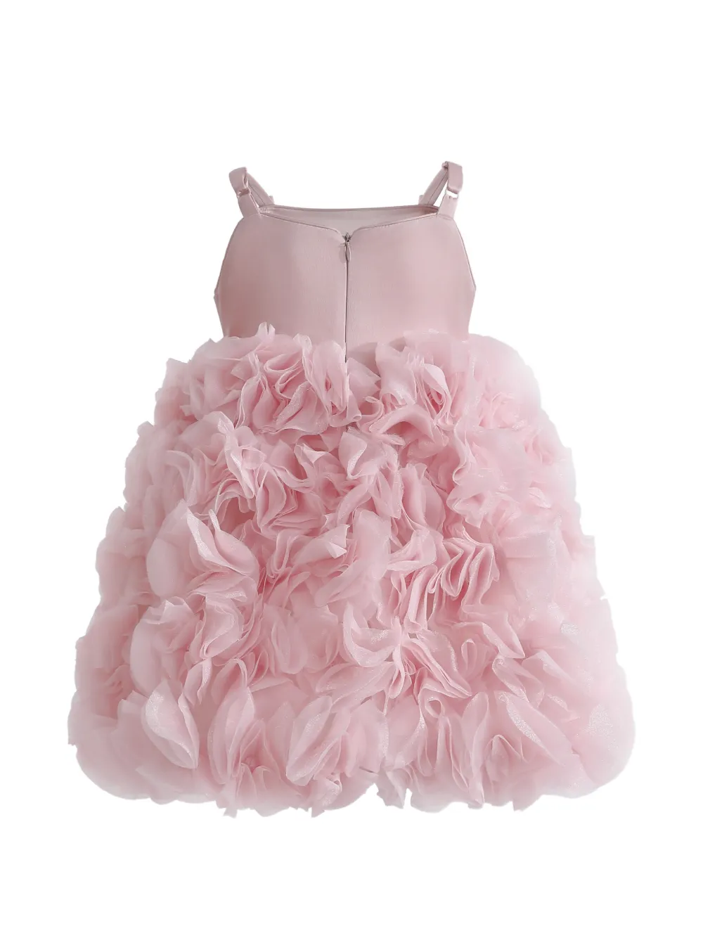 Tulleen Arabella jurk met ruches en glitters Roze