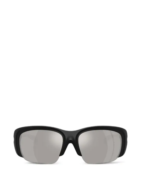 Diesel cut-out rectangular-frame sunglasses