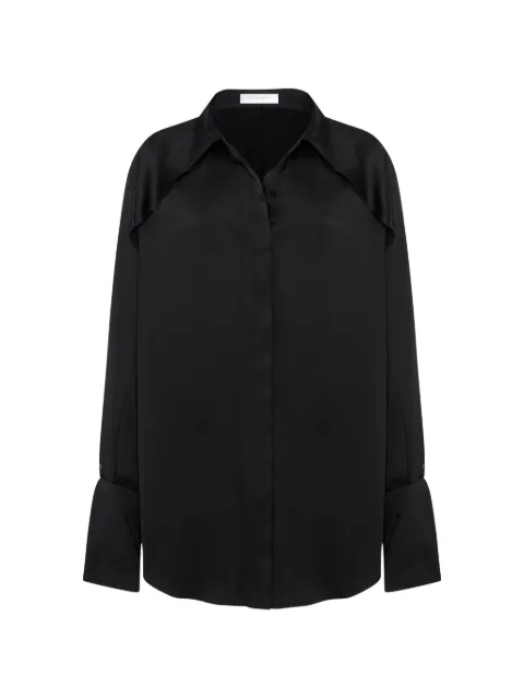 Studio Amelia Magma draped-back shirt