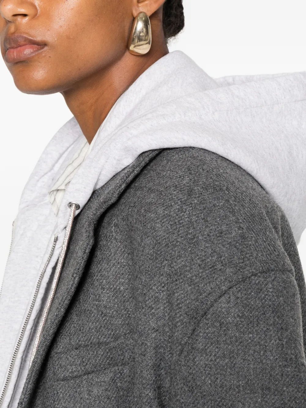 DSQUARED2 Jas met enkele rij knopen Grijs