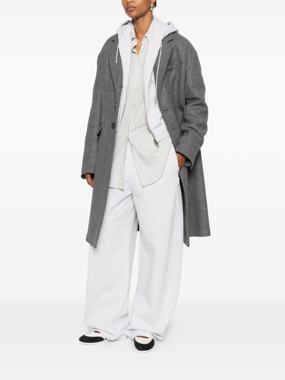 DSQUARED2 Jas met enkele rij knopen Grijs