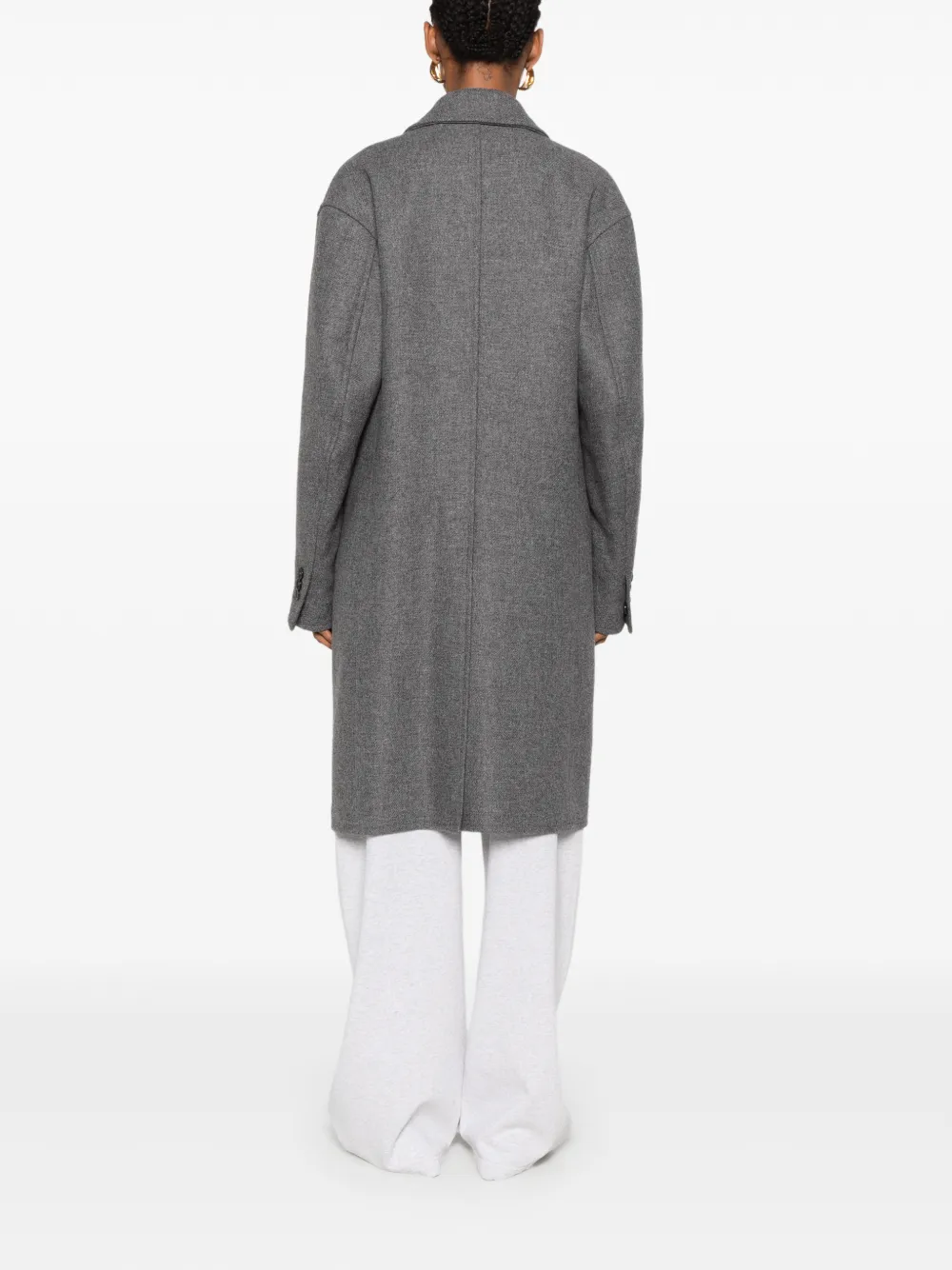 DSQUARED2 Jas met enkele rij knopen Grijs