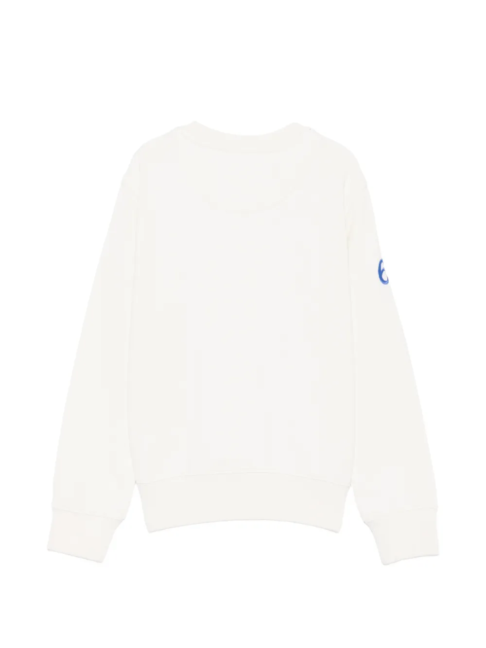 SUN68 KIDS Sweater met geborduurd logo Wit