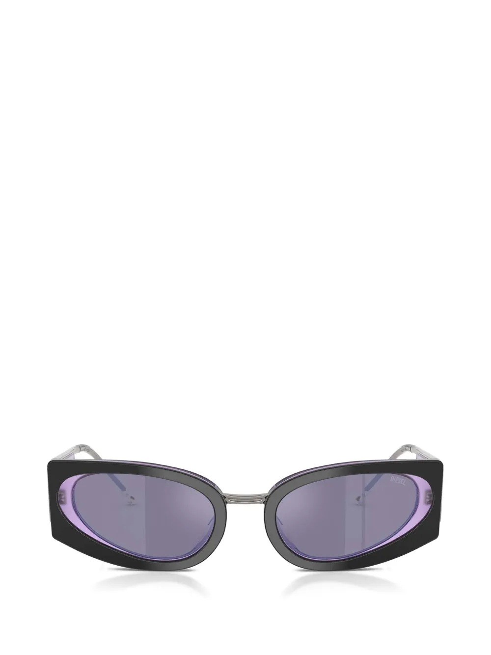 Diesel geometric-frame tinted sunglasses - Viola