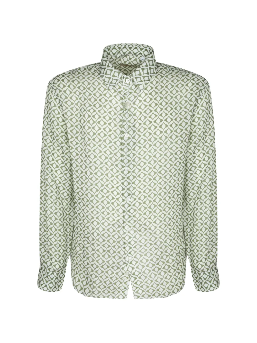 PENINSULA SWIMWEAR Salina geometric-print shirt - Verde