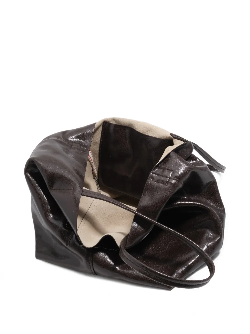  Bimba Y Lola Grand Sac Cabas à Logo - Marron 