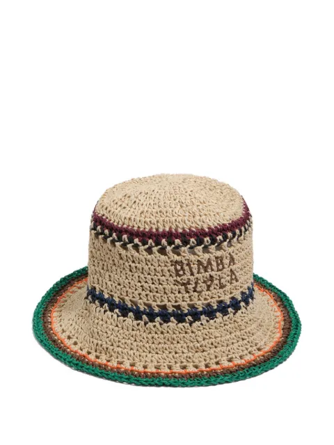 Bimba y Lola logo-embroidered bucket hat