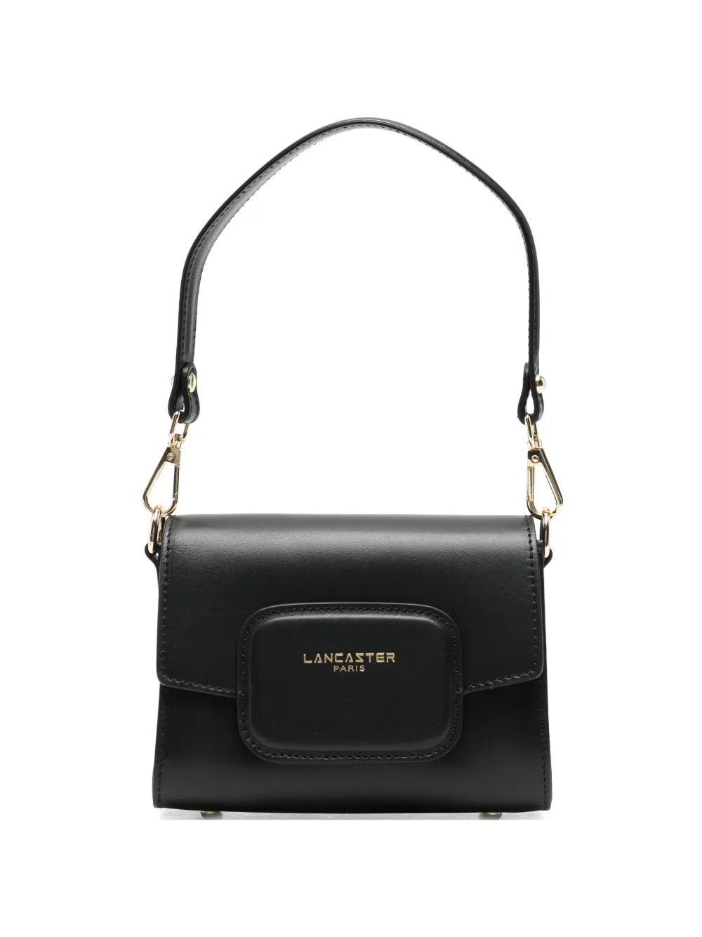 Lancaster mini logo-print foldover tote bag - Nero