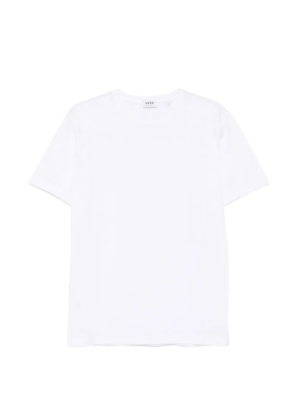 VELA SHOP 라운드 넥 티셔츠 | 화이트 | Image 1