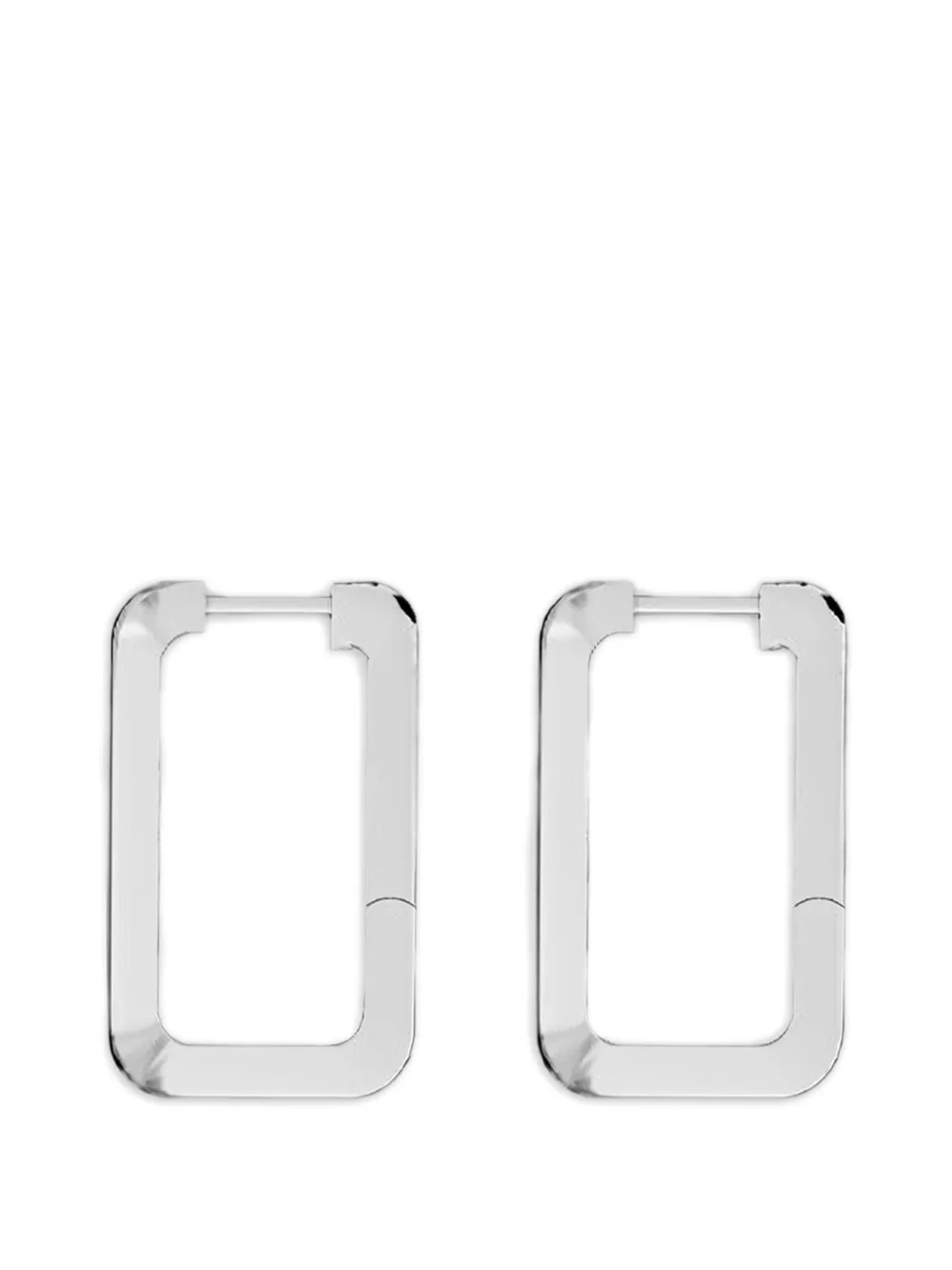 FERSERA Erato rectangular earrings - Argento