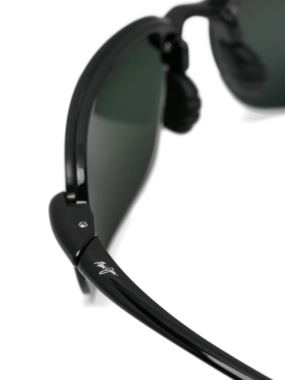 Maui Jim Hookipa Xlarge zonnebril met rond montuur Zwart