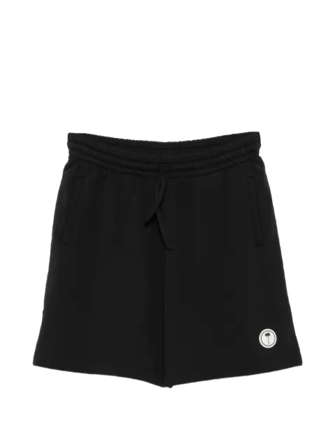 Palm Angels logo-patch drawstring shorts