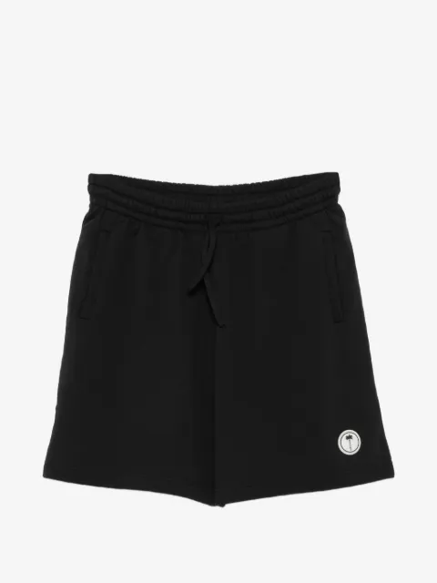 Palm Angels logo-patch drawstring shorts