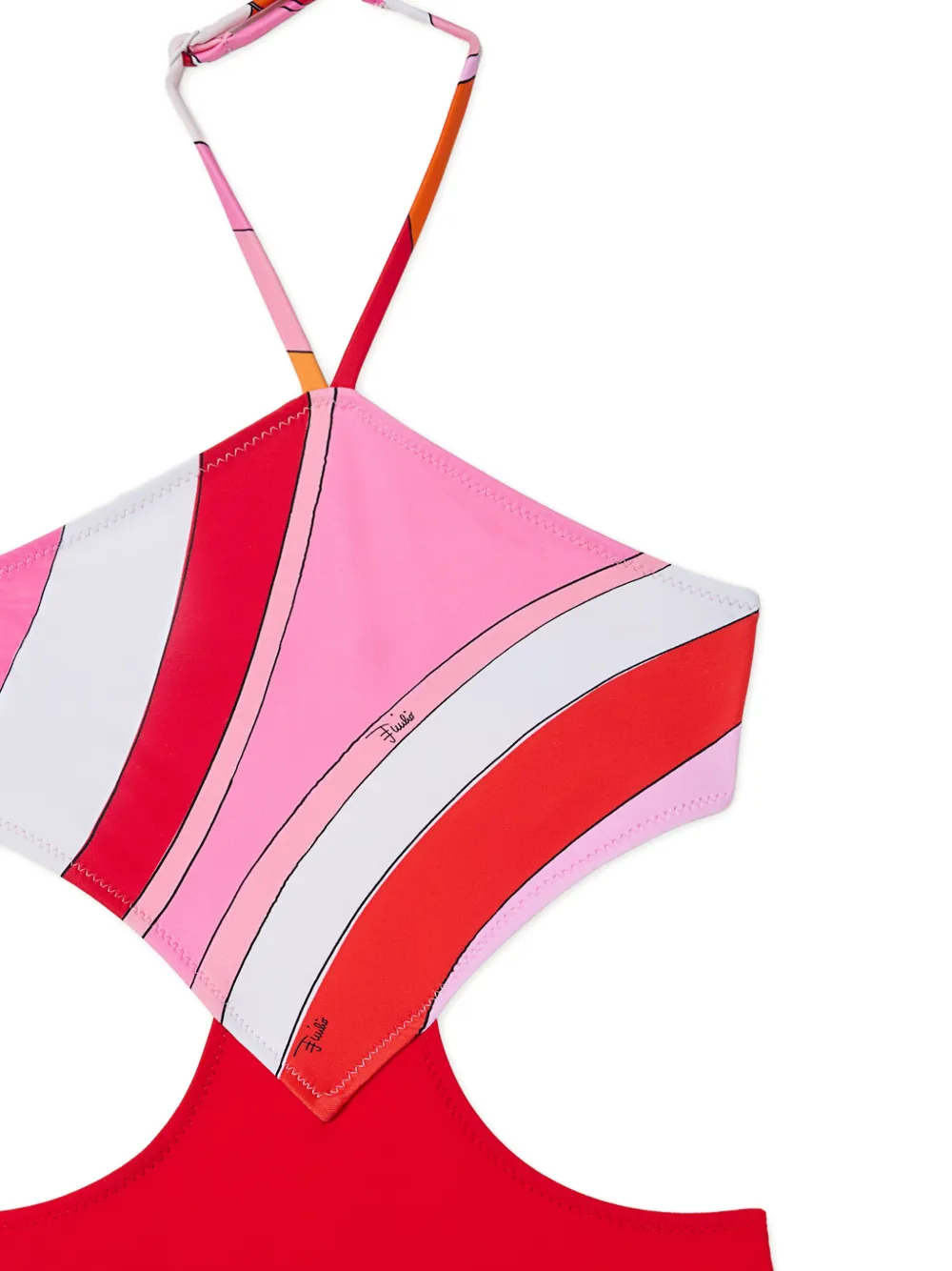  Pucci Junior Bañador Con Estampado Iride - Rojo 