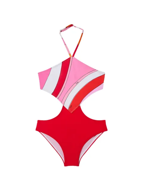 PUCCI Junior traje de baño con estampado Iride