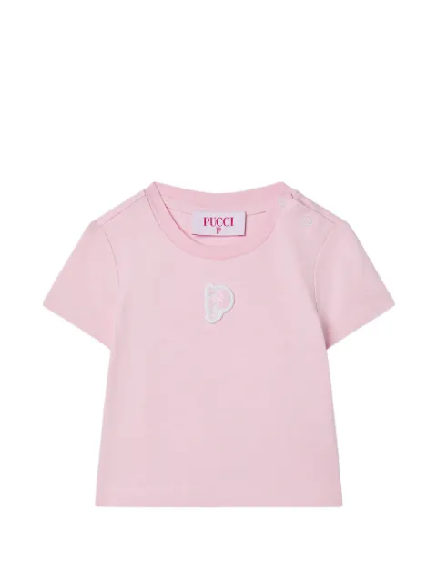 PUCCI Junior T-shirt with embroidered patch