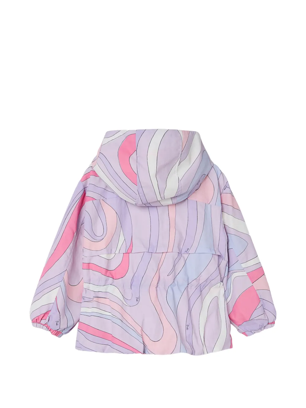 PUCCI Junior Waterdicht jack met Marmo-print Paars