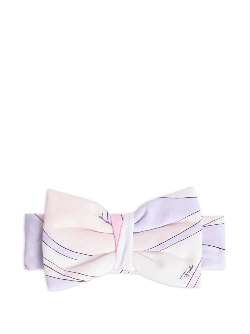 PUCCI Junior Marmo-print headband - Violett