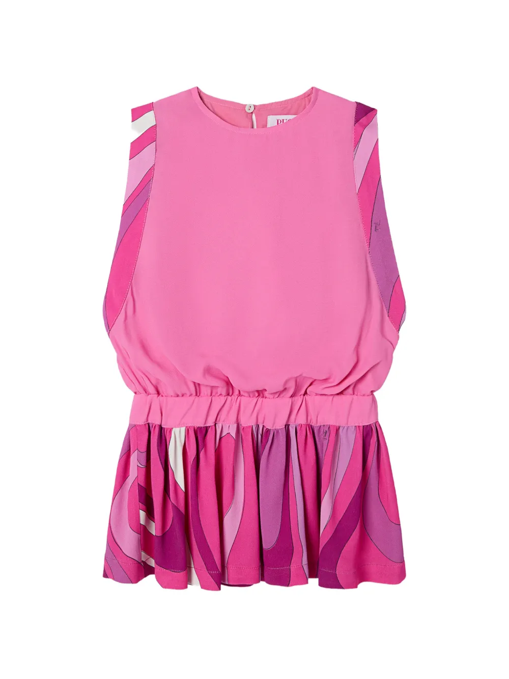 Pucci Junior Kids' Dress With Printed Details In Pink