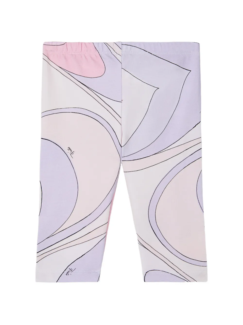  Pucci Junior Leggins Con Estampado Onde - Morado 