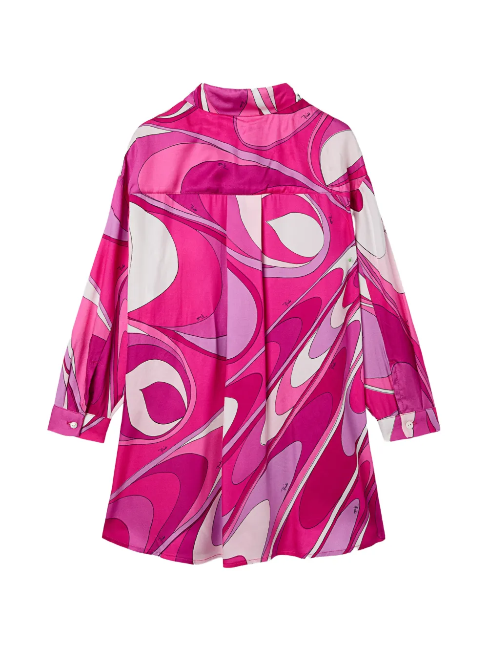 PUCCI Junior Jurk met Onde-print Roze