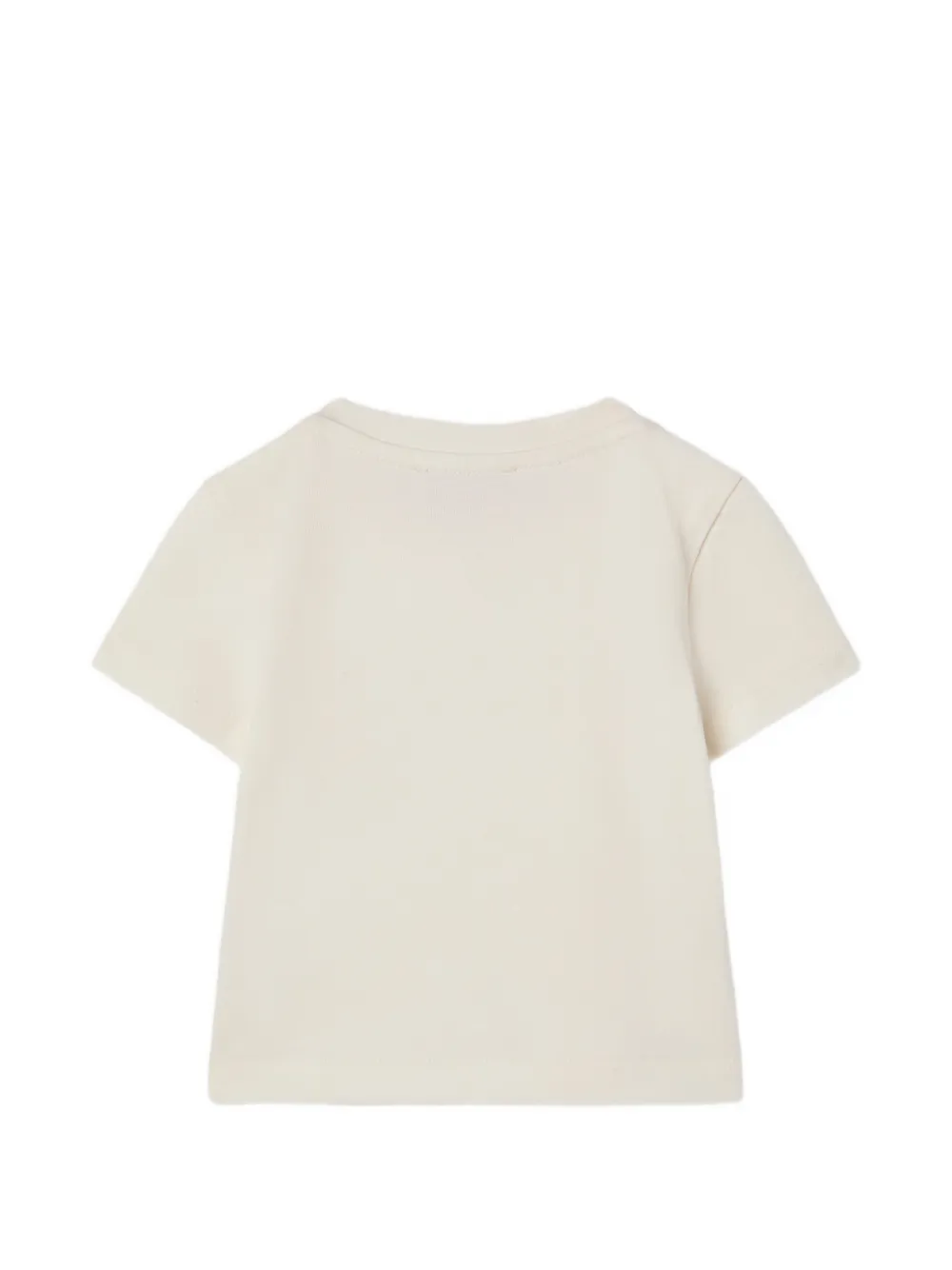 PUCCI Junior T-shirt met geborduurde patch Beige
